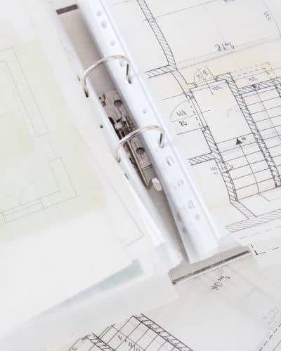Detailed engineering drawings prepared for review during the land entitlements process